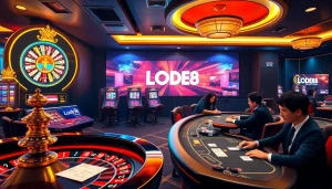 Experience the thrill of betting at https://lode88.auction/ with vibrant casino visuals and exciting games.