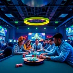 Experience the excitement of sbobet.dance with a vibrant digital gaming interface showcasing online betting.